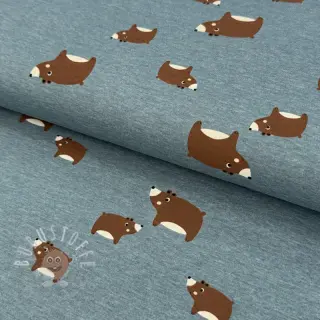 Jersey Bears smoke blue melange