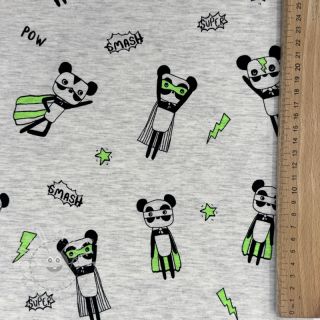 Jersey NEON Super heroes ecru melange