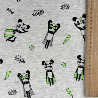 Jersey NEON Super heroes ecru melange