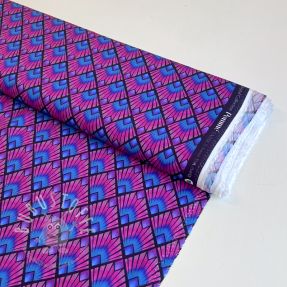 Viskosestoff RADIANCE Graphic navy digital print