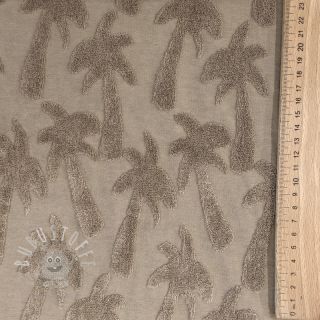 Kuschelfrottee Palmtrees sand