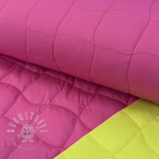 Steppstoffe Graphic square pink lime