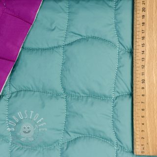 Steppstoffe Graphic square cyan cerise