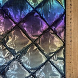 Steppstoffe FOIL Rainbow multi