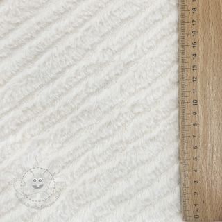 Kunstfell Stripes ecru