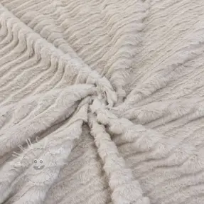 Kunstfell Stripes beige