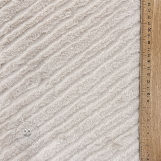 Kunstfell Stripes beige
