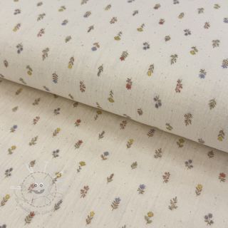 Double gauze/musselin Flowers Mia digital print ORGANIC