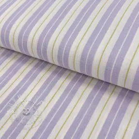 Double gauze/musselin YARN DYED Line purple