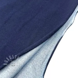 Sweatstoff DENIM dark blue
