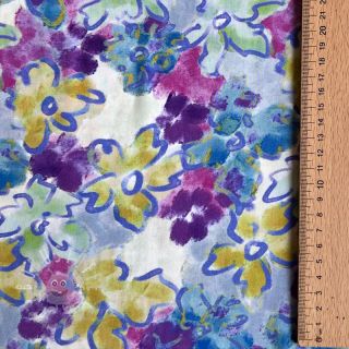 Viskosestoff RADIANCE Flower Horas digital print