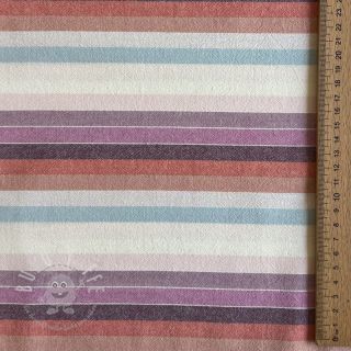 Baumwollstoff YARN DYED Line multi