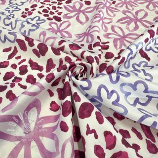 Satin ROYAL MICRO Abstarct white