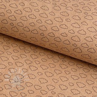 Cord STRETCH Little clouds sand