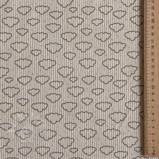 Cord STRETCH Little clouds light sand