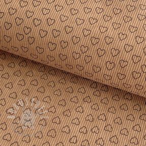 Cord STRETCH Little love sand