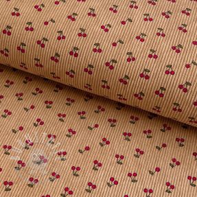 Cord STRETCH Little cherry sand