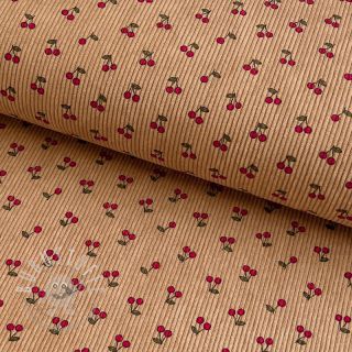 Cord STRETCH Little cherry sand