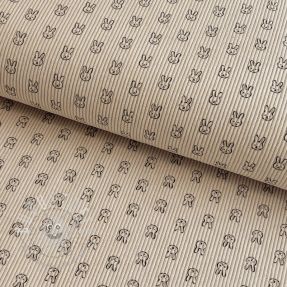 Cord STRETCH Little bunny light sand