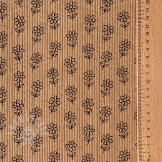 Cord STRETCH Little flower sand