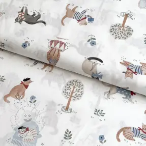 Baumwollstoff Vive la France design A digital print