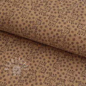 Cord STRETCH Little deer sand