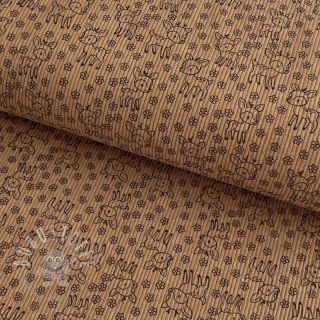 Cord STRETCH Little deer sand