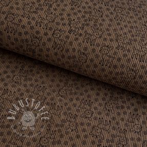 Cord STRETCH Little deer taupe