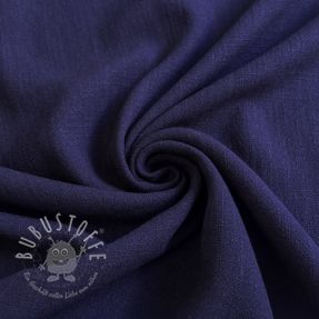 Viskosestoff leinen WASHED navy