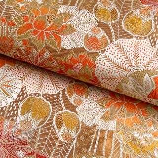 Dekostoff jacquard Opium allover peanut