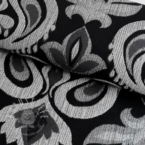 Dekostoff jacquard Baccara argent