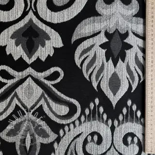 Dekostoff jacquard Baccara argent