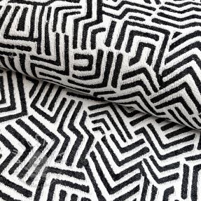Dekostoff jacquard Mesopotamie allover graphite