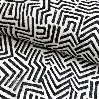 Dekostoff jacquard Mesopotamie allover graphite