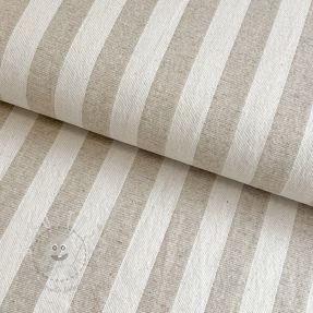 Dekostoff jacquard LINEN LOOK Cabourg lin