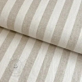 Dekostoff jacquard LINEN LOOK Cabourg lin