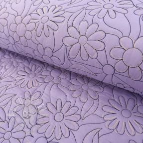 Steppstoffe Flowers lavender