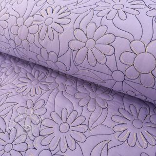 Steppstoffe Flowers lavender