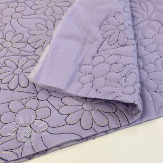 Steppstoffe Flowers lavender