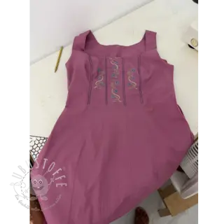 Baumwollstoff popeline mauve