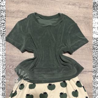 Frottee elastisch dark green