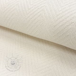 Dekostoff jacquard Saxo ecru