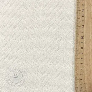 Dekostoff jacquard Saxo ecru
