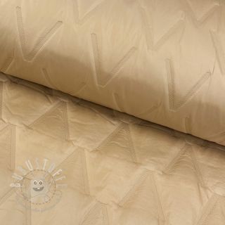 Steppstoffe Triangle camel