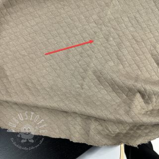 Stepp Sweatstoff dark taupe 2.Klasse