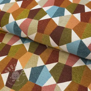 Dekostoff jacquard Mustang multi