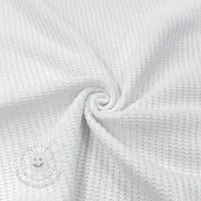 Strickstoff BIG KNIT white