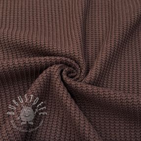 Strickstoff BIG KNIT dark brown