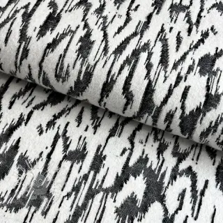 STRICKSTOFF jacquard Comfy Blurry Ikat grey