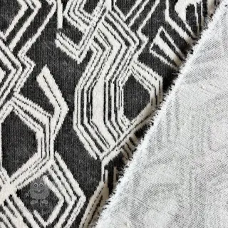 STRICKSTOFF jacquard Comfy Broken checks black